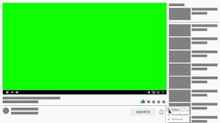 Green Screen Inscrevase Layout Do Youtube com opções de Like Inscreverse Sininho  Chroma Key [upl. by Sualk5]