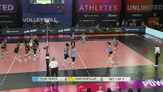 AU Pro Volleyball Game 4 Kelsie Payne with the Kill [upl. by Roots]