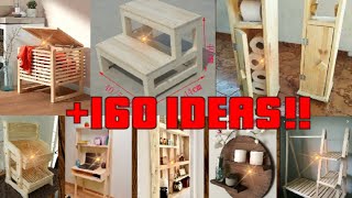 160 Ideas de madera que puedes hacer para vender y Generar Ingresos 🔥💰 [upl. by Tali932]