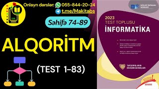 DİM TEST TOPLUSU 2023 İNFORMATİKA  ALQORİTM  Test 183 [upl. by Itsirhc]