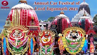 LIVE  Rath Yatra of Lord Jagannath 2023 from Puri  20th June 2023 [upl. by Noeht]