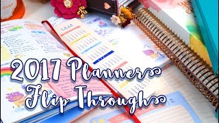 2017 PLANNER FLIP THROUGH  My 2018 Frannerd Planner  MissKerrieJ [upl. by Dardani]