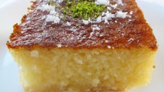 Turkish Revani  How to make semolina cake [upl. by Roland849]