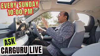 Best SUV for family in 14 Lakhs ⭐️ Maruti Hyundai Tata Kia Citroen amp Honda 🔥 Live With CARGURU [upl. by Norrad]