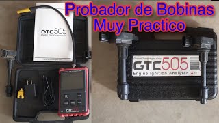 GTC505 Probador de Bobinas de Encendido Engine Ignition Analyzer Muy Util [upl. by Nagaet]