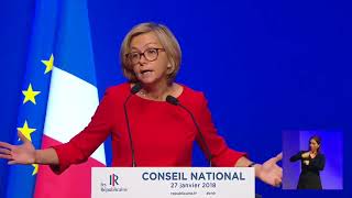 Discours de Valérie Pécresse Conseil national des Républicains [upl. by Fradin412]