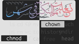 تعليمة ترمينال لينكس اليومية CHMOD CHOWN [upl. by Cleaves379]