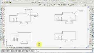 AutoCad Toturiel chamfrein cours tutoriaux [upl. by Teodorico]