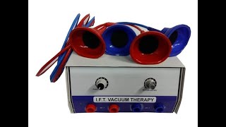 Vacuum Therapy machine used with IFT Machine in Physiotherapy and Rehabilitation Biotronix [upl. by Gilliette]