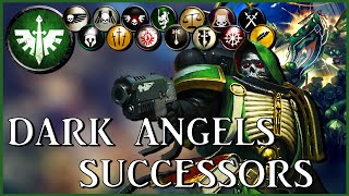 DARK ANGELS SUCCESSOR CHAPTERS  The Unforgiven  Warhammer 40k Lore [upl. by Imoyik]