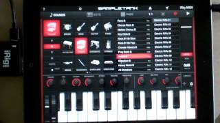 Akai EWI4000s plays SampleTank on iPad First Look [upl. by Lobel]