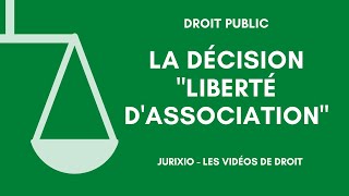 La décision quotLiberté dassociationquot de 1971 [upl. by Clo]