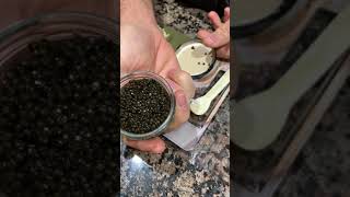 Osetra Sturgeon Caviar Costco Tasting [upl. by Skricki]