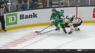 Krejci amp DeBrusk beat Carolina in OT 3519 [upl. by Ellienad332]