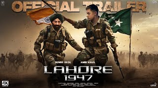 Lahore 1947  Official Trailer  Sunny Deol  Amir Khan  Shilpa Shetty  Preity Zinta  Rajkumar S [upl. by Ailahk731]