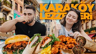 KARAKÖY SOKAK LEZZETLERİ w visittoeat [upl. by Aihsenat807]