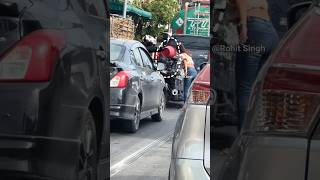 Most unusual incident at traffic signal shortsvideo [upl. by Nuahc]