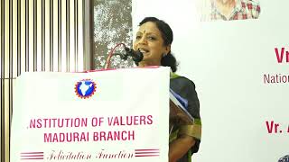 INSTITUTION OF VALUERS MADURAI BRANCH  DrLBalaji FIV yoursjegan [upl. by Silrak]