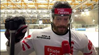 ÖEHVTeamchef Roger Bader amp Kapitän Thomas Raffl zur Niederlage beim 4NationenTurnier vs Norwegen [upl. by Tebor]