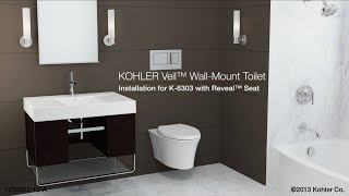 Installation  Veil Toilet with Reveal Seat [upl. by Vi]