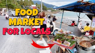 【🇹🇭 4K】Patong Cheap Thai Food Market  Kalim Beach Phuket 2022 [upl. by Brunhilde]