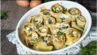 CRESPELLE RIPIENE AL FORNO LA FINE DEL MONDO Ricetta FACILE e VELOCE [upl. by Sheepshanks]