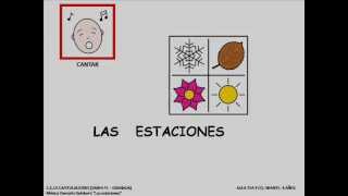 Las estacionesCanción con pictogramas [upl. by Faxan]