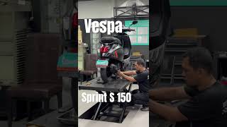 Vespa Sprint S 150 First Service Experience [upl. by Anawd]