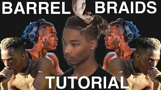 BARREL BRAID TUTORIAL  DREADLOCK JOURNEY [upl. by Attelrac270]