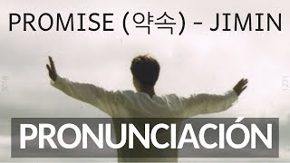 BTS Jimin  Promise 약속 LETRA FÁCIL  EASY LYRICS pronunciación [upl. by Loree509]