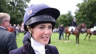 Charlotte Agnew reviews Land Rover Burghley Horse Trials showing [upl. by Odlanyar861]