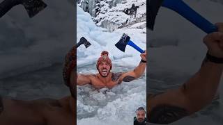 World Strongest Ice Man amazingfacts snow funny motivation story ice iceman [upl. by Carlynn]