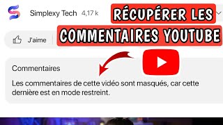 comment activer les commentaires sur youtube  les commentaires ne saffichent plus sur youtube [upl. by Kiah]