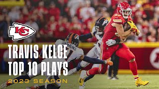 Top 10 Travis Kelce Plays from the 2023 Season  Kansas City Chiefs [upl. by Mastrianni]