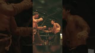 Tony Jaas Muay Thai Ring Fight  Ong Bak Fight Scene shorts tonyjaa muaythai viral short [upl. by Llewsor]