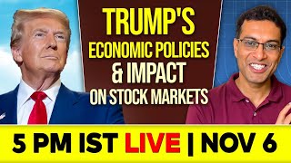 How Donald Trumps win is going to impact the stock market  Akshat Shrivastava [upl. by Nylirret]