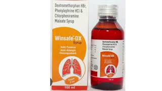 Winsafe DX Syrup Dextromethorphan HBr Phenylephrine HCL amp Chlorpheniramine Maleate Syrup [upl. by Luamaj]