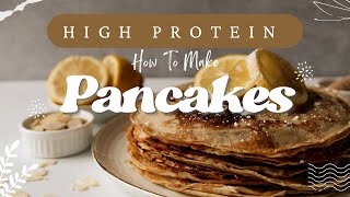 High Protein Pan cake for gym lovers pancake highprotein Recipe in description [upl. by Eiddet]