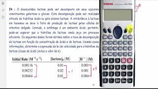 Cinética química 09 método das velocidades instantâneas  resolvendo o exercício de cabeça [upl. by Lohner]