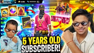 Giving 1M Diamonds 🤯 To My 5 Years Old Cute Subscriber To Make Noob Id Pro😘 Garena Free Fire [upl. by Eelir630]