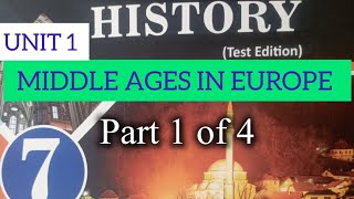 7th class History Unit 1 English Medium KPK New Text book SNC  Middle ages in Europe  Part 1 of 4 [upl. by Aihpos737]