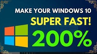 How to speed up Your Windows 10 amp Make 4GB RAM Laptop Faster Quickly 2022 [upl. by Mayman]