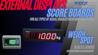 Extra Display for Weight Scales  Weighbridge Display  Scale Double Display  Weight Room  4K [upl. by Merill]