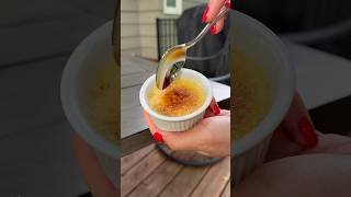 Creme brulee Look the recipe in the comments 😜 [upl. by Enilorak66]