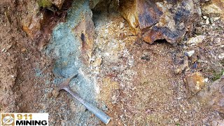 Ultra High Grade Gold Vein In A Heavily Mineralized Outcrop [upl. by Slorac]