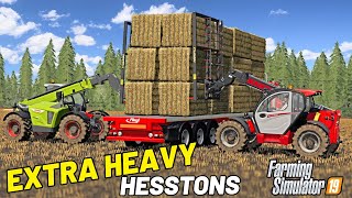 EXTRA HEAVY HESSTONS  Geiselsberg Farming Simulator 19  Episode 2 [upl. by Ybbil]