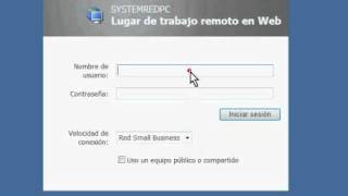 SystemredPC Eirl  Lugar de trabajo remoto en web Windows Server [upl. by Fulks466]