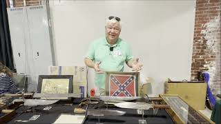 Natchez Bowie Knife amp Collectibles Show The booth of Harold Edwards of Uncommon History [upl. by Odlauso]