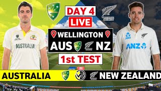 New Zealand vs Australia 1st Test Day 4 Live Scores  NZ vs AUS 1st Test Live Scores amp Commentary [upl. by Annavaig]