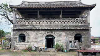 ONE YEAR  Completely Renovating a Stone Cabin Abandoned for 200 years  Start to Finish [upl. by Silvie]